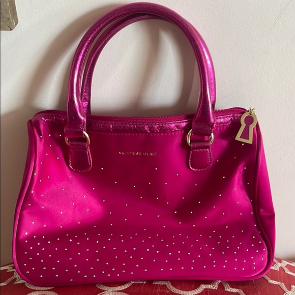 Victoria's Secret Handbags - Victoria's Secret Pink Studded Shoulder Bag